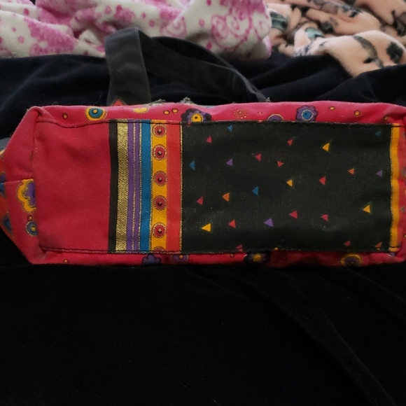 Laurel Burch Three Cat Small Tote Bag - Picture 3 of 4